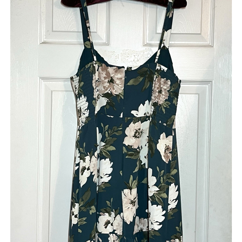 Abercrombie & Fitch Drama Tiered Romantic Maxi Dress Floral Empire waist NWT